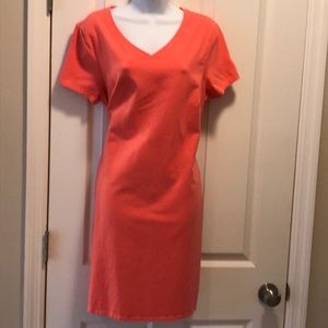 Old Navy Coral T-Shirt Dress